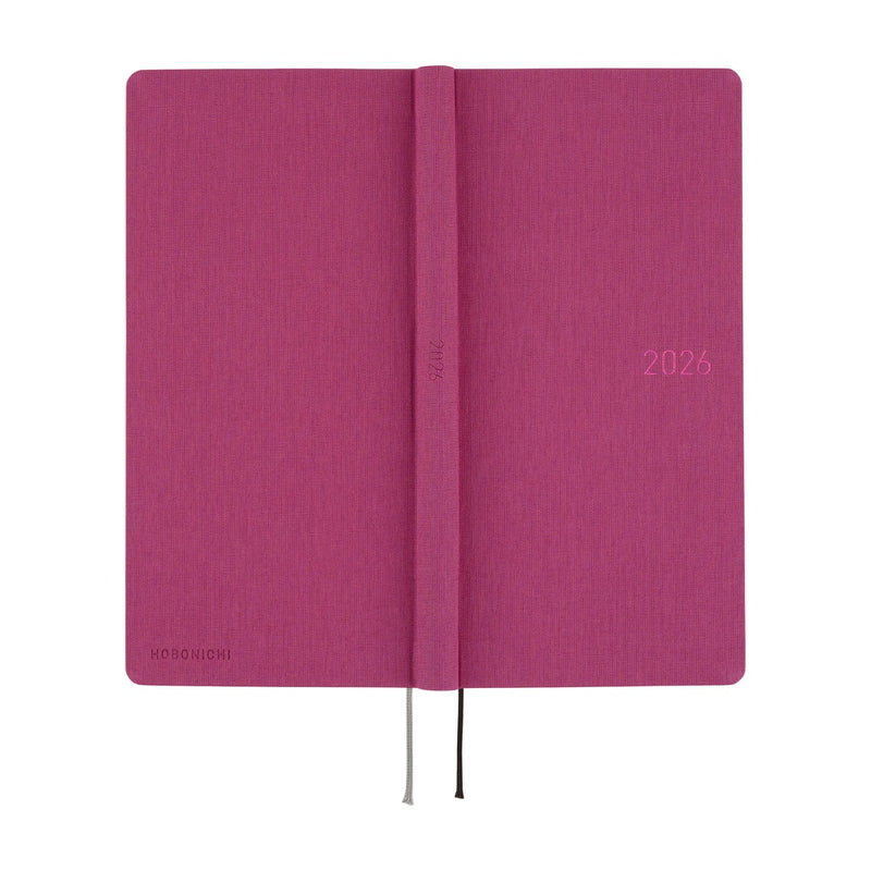 Hobonichi Weeks Mega 2026 Colours: Peony Purple (January Start)