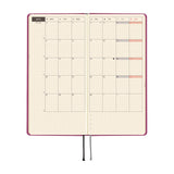 Hobonichi Weeks Mega 2026 Colours: Peony Purple (January Start)
