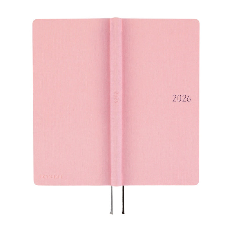 Hobonichi Weeks Mega 2026 Colours: Strawberry Milk (January Start)