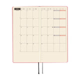 Hobonichi Weeks Mega 2026 Colours: Strawberry Milk (January Start)