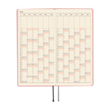 Hobonichi Weeks Mega 2026 Colours: Strawberry Milk (January Start)