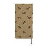 Hobonichi Weeks Mega 2026 Bow & Tie: Galloping Horses (January Start)