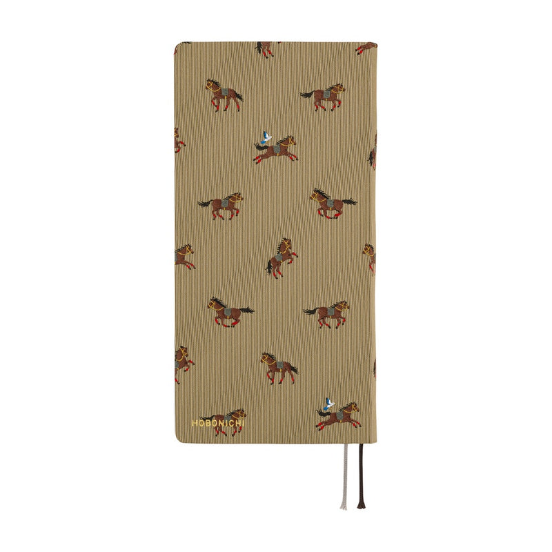 Hobonichi Weeks Mega 2026 Bow & Tie: Galloping Horses (January Start)