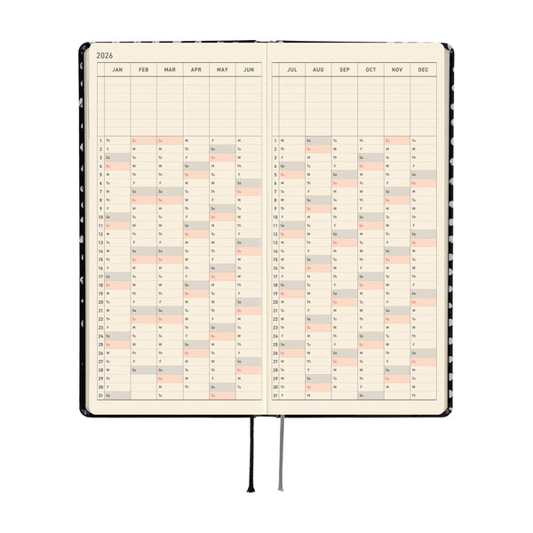 Hobonichi Weeks 2026 Makoto Matsubayashi: Dot (January Start)