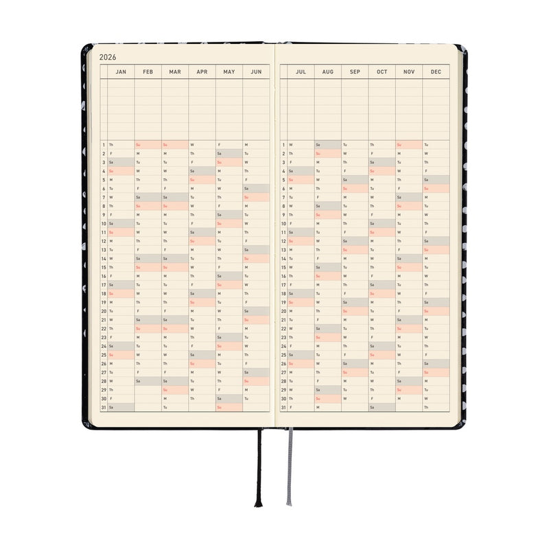 Hobonichi Weeks 2026 Makoto Matsubayashi: Dot (January Start)
