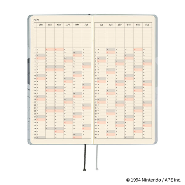 Hobonichi Weeks 2026 MOTHER: The Secret of MOTHER 2 (January Start)