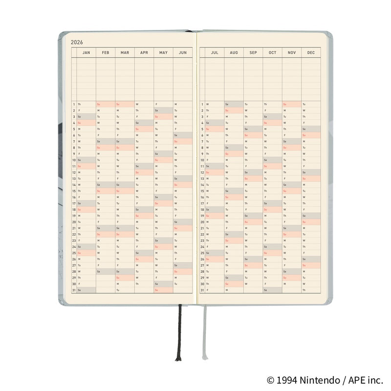 Hobonichi Weeks 2026 MOTHER: The Secret of MOTHER 2 (January Start)