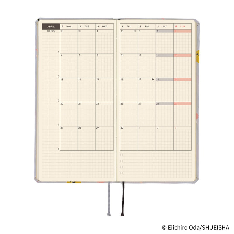 Hobonichi Weeks 2026 ONE PIECE magazine: Hiriluk’s Cherry Blossoms