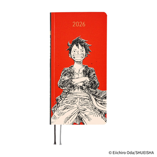 Hobonichi Weeks 2026 ONE PIECE magazine: Straw Hat Luffy (Red)