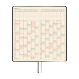 Hobonichi Weeks Paper Series: Black Gingham April 2026 Start