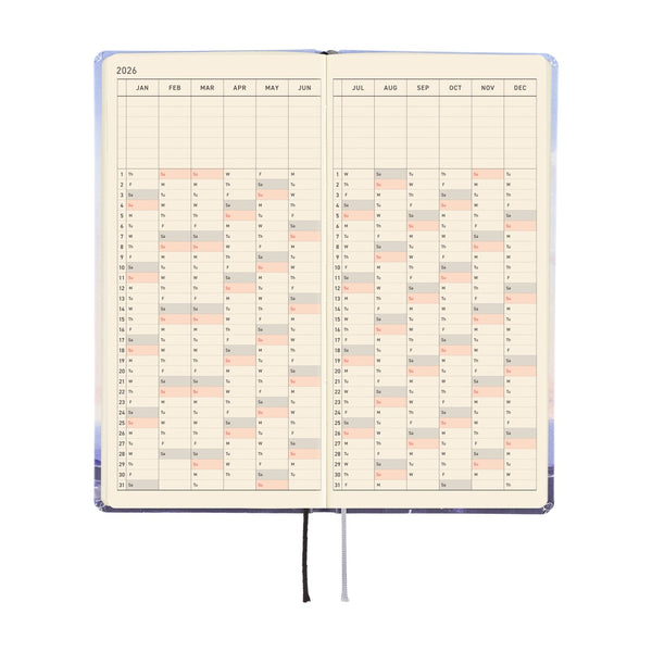 Hobonichi Weeks 2026 Kyohei Sakaguchi: En Route to Kumamoto Port at Dawn (January Start)