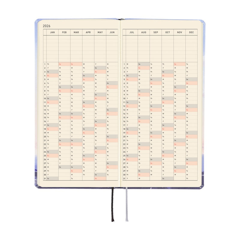 Hobonichi Weeks 2026 Kyohei Sakaguchi: En Route to Kumamoto Port at Dawn (January Start)