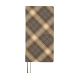 Hobonichi Weeks Shirt Fabric: Foggy Plaid April 2026 Start