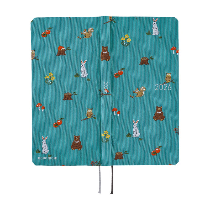 Hobonichi Weeks 2026 Bow & Tie: In the Forest (January Start)
