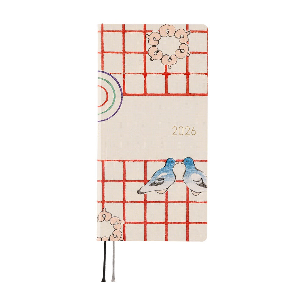 Hobonichi Weeks Unsodo: Bijutsukai (Blue Pigeons) April 2026 Start