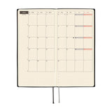 Hobonichi Weeks 2026 White Line: Black (January Start)