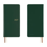 Hobonichi Weeks 2027 - Leahter: Forest Green (January Start)