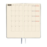 Hobonichi Weeks 2027 - Leather: Noble Silver (January Start)