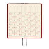 Hobonichi Weeks 2027 - Colours: Poppy Red (January Start)