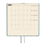 Hobonichi Weeks 2027 - Yumi Kitagishi: White Cat Wallpaper (January Start)