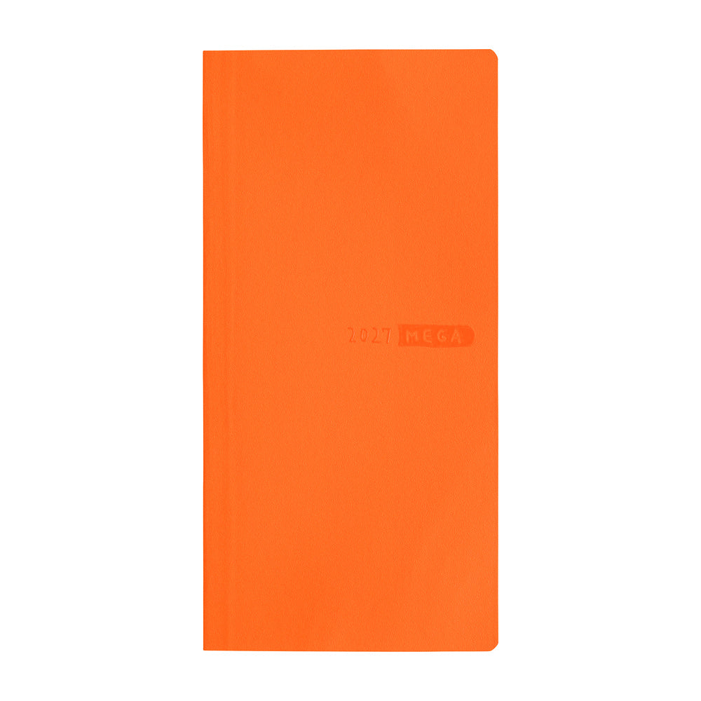 Hobonichi Weeks Mega 2027 - Sneaker: Mandarin Orange (January Start)