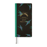 Hobonichi Weeks 2027 - Natal Design: Lucky Swallow (January Start)