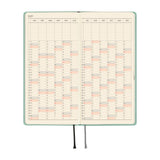 Hobonichi Weeks 2027 - Paper Series: Frosty Jade (January Start)