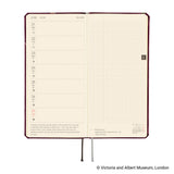 Hobonichi Weeks 2027 - V&A Series: Welcome to the V&A (January Start)