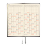 Hobonichi Weeks 2027 - White Line: Black (January Start)