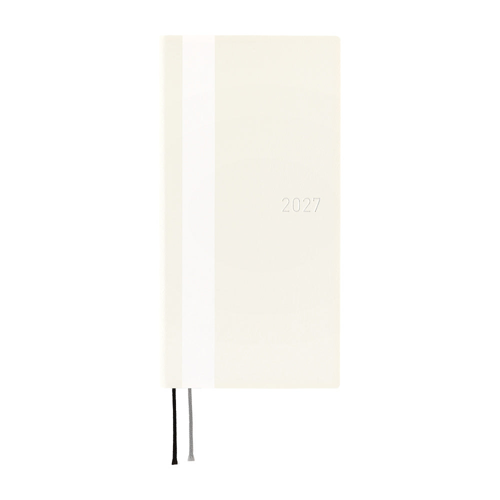 Hobonichi Weeks 2027 - White Line: Ivory (January Start)