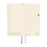 Hobonichi Weeks 2027 - White Line: Ivory (January Start)