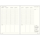 Leuchtturm 2026 Hardcover Diary - Vertical Week Planner A5