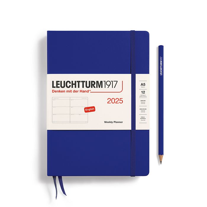 Leuchtturm 2025 Hardcover Diary - Weekly Planner A5