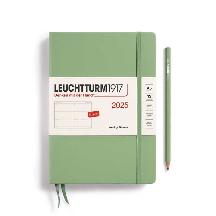 Leuchtturm 2025 Hardcover Diary - Weekly Planner A5