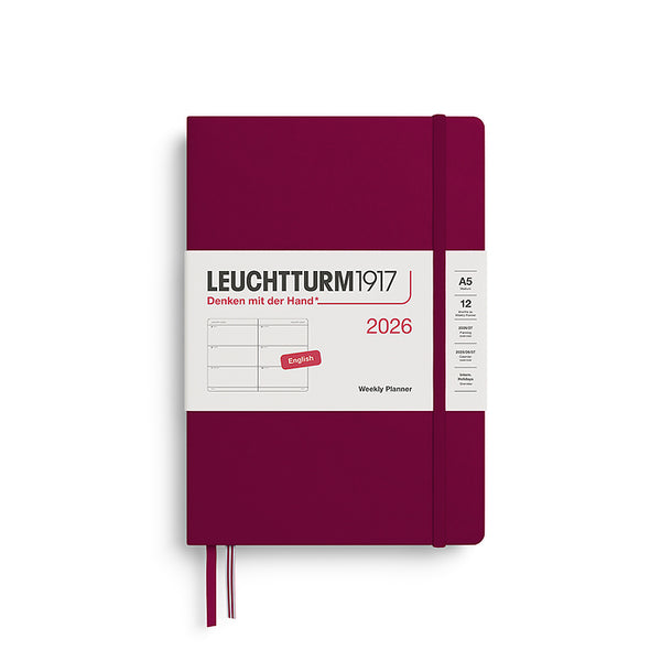Leuchtturm 2026 Hardcover Diary - Weekly Planner A5