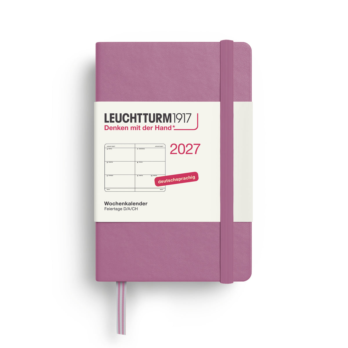 Leuchtturm 2027 A7 Hardcover Diary - Weekly Planner