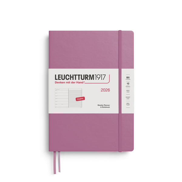 Leuchtturm 2026 B5 Hardcover Diary - Weekly Planner & Notebook
