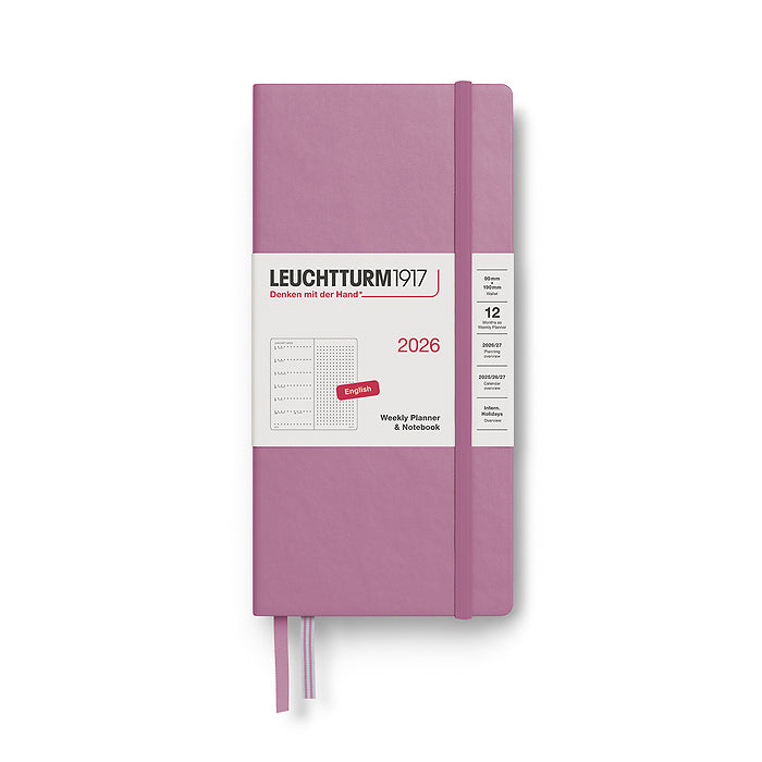 Leuchtturm 2026 Slim & Tall Weekly Planner & Notebook