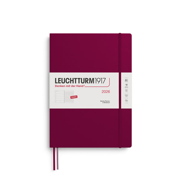 Leuchtturm 2026 Hardcover Diary - Weekly Planner & Notebook A4