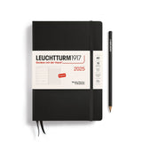 Leuchtturm 2025 A5 Hardcover Diary - Weekly Planner & Notebook (lined)