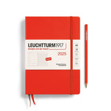 Leuchtturm 2025 A5 Hardcover Diary - Weekly Planner & Notebook (lined)