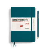 Leuchtturm 2025 A5 Hardcover Diary - Weekly Planner & Notebook (lined)