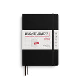 Leuchtturm 2026 A5 Hardcover Diary - Weekly Planner & Notebook (lined)