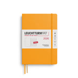 Leuchtturm 2026 A5 Hardcover Diary - Weekly Planner & Notebook (lined)