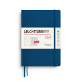 Leuchtturm 2027 A5 Hardcover Diary - Weekly Planner & Notebook (lined)