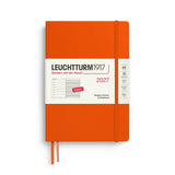 Leuchtturm 2027 A5 Hardcover Diary - Weekly Planner & Notebook (lined)