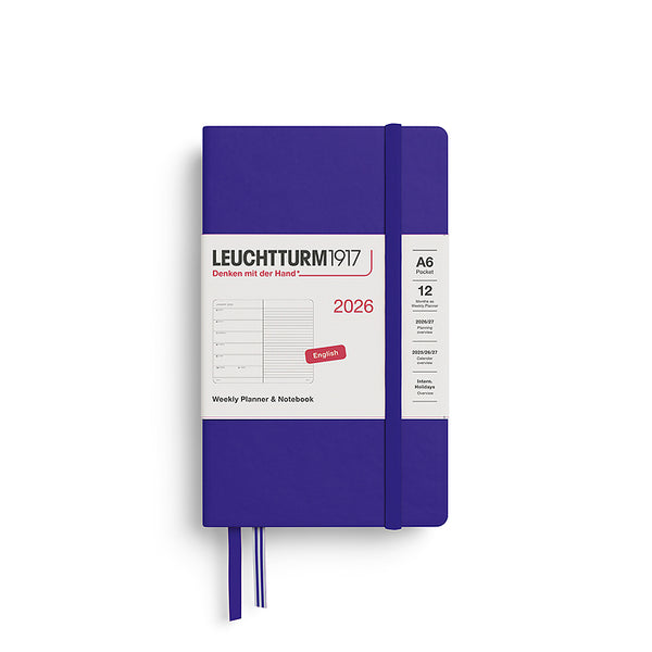 Leuchtturm 2026 A6 Hardcover Diary - Weekly Planner & Notebook