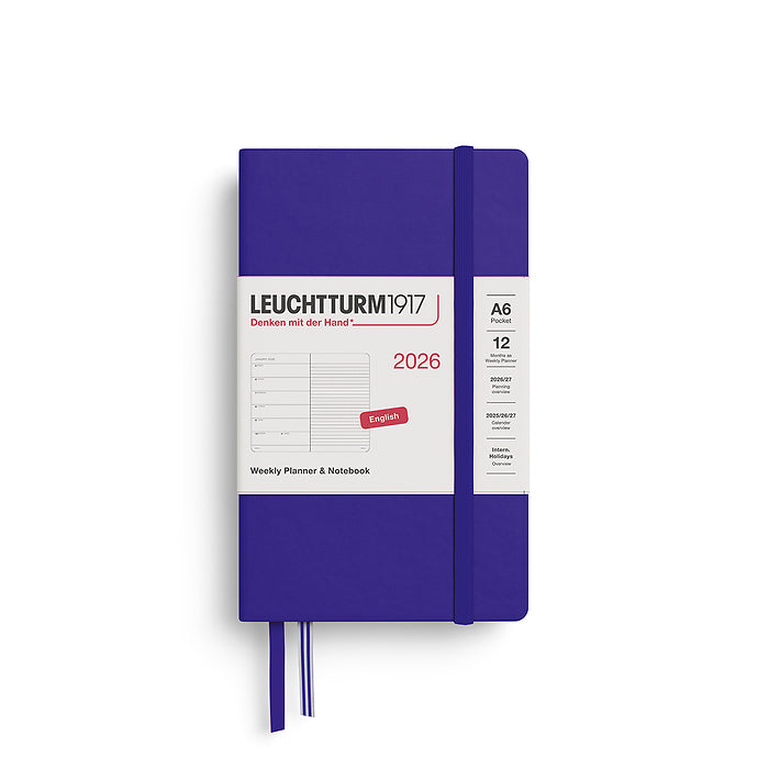 Leuchtturm 2026 A6 Hardcover Diary - Weekly Planner & Notebook