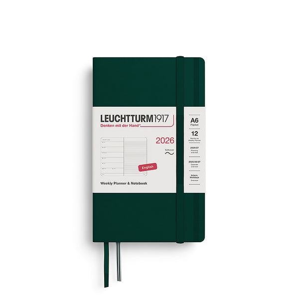 Leuchtturm 2026 A6 Softcover Diary - Weekly Planner & Notebook