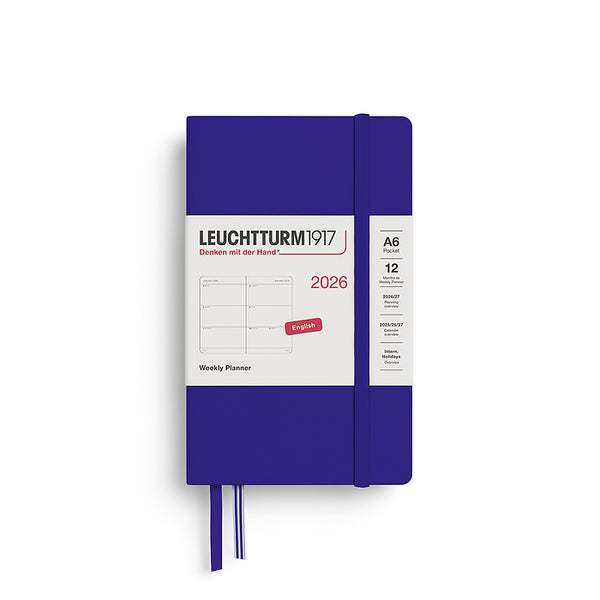 Leuchtturm 2026 Hardcover Diary - Weekly Planner A6